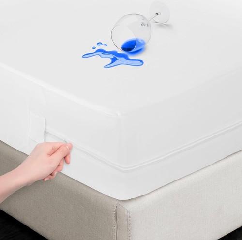 Zipped mattress protector anti - protector,
