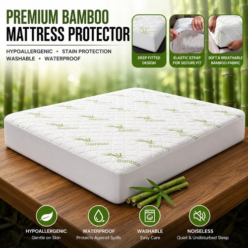 Bamboo mattress protector - mattress, 40cm
