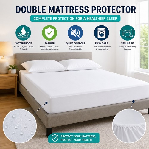 Double mattress cover - mattress,