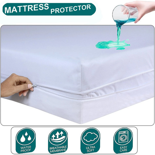 Zipped mattress protector - protector, anti