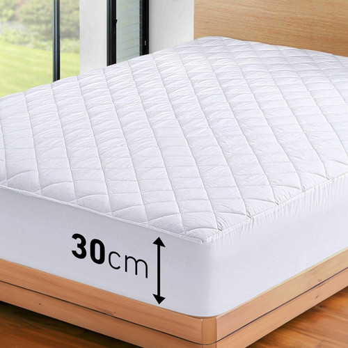 Quilted mattress protector - mattress,